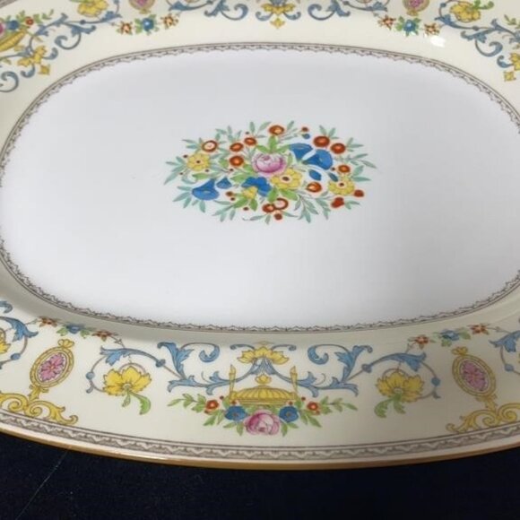 1928 Minton Talbot Oval Serving Platter 13" - Picture 2 of 3